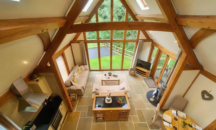 Open plan living space